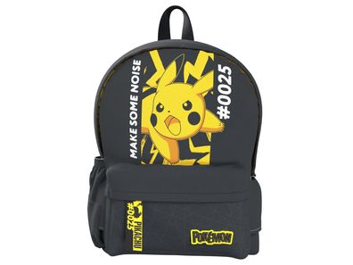 Pokémon Schulrucksack mit 2 Fächern und Seitennetzen