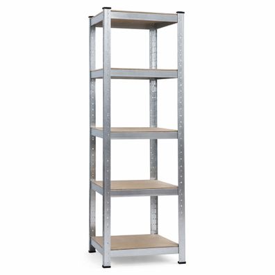 Wiltec Schwerlastregal verzinkt 45x45x180cm Steckregal Werkstattregal Keller