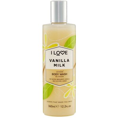 I Love Vanilla Milk Body Wash 360ml