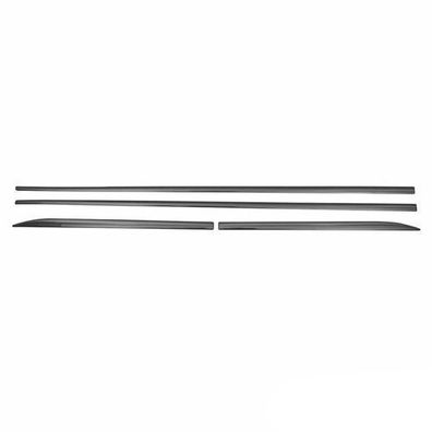 Seitentürleiste Türschutzleiste für BMW X3 E83 2003-2010 Chrom Stahl Dunkel 4x