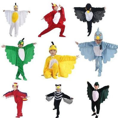 Bird Animal Cosplay Kostém Jumpsuit Outfit Halloween Karneval