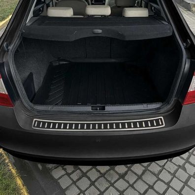 Ladekantenschutz Stoßstange für Skoda Octavia 2013-2019 Limo Kohlefaserfolien