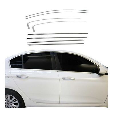 Fensterleisten Zierleisten für Fiat Tipo 2015-2025 Limo Schrägheck Chrom 8tlg
