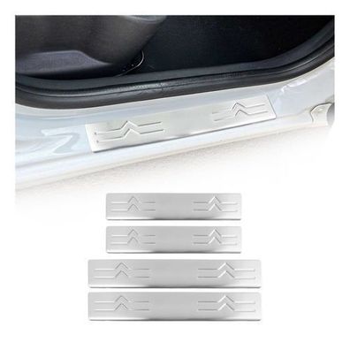 Einstiegsleisten Türschweller für Citroen C4 2010-2018 Edelstahl Silber 4tlg