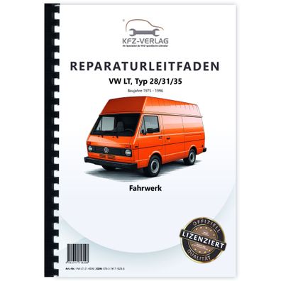 VW LT (75-96) Fahrwerk 28/31/35 Achsen Lenkung Bremsen Reparaturanleitug