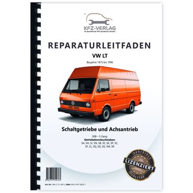VW LT (75-96) 5 Gang Schaltgetriebe 008 Achsantrieb Reparaturanleitung