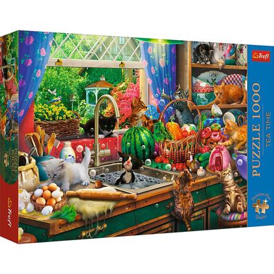 Trefl, Katzen, 1000 Teile Premium Plus Puzzle
