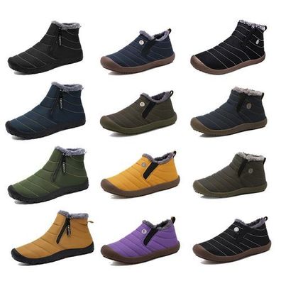 Barfubschuhe Winter Herren Damen Wasserdicht Traillaufschuhe Warm Winterschuhe