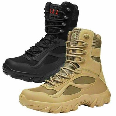 Herren Winterstiefel Tactical Stiefel Armeestiefel Outdoorschuhe Boots Gr.39-48