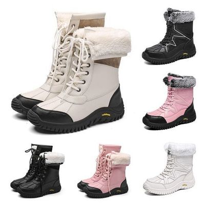 Damen Winterstiefel Warm Gefutterte Schneestiefel Winterschuhe Stiefel Boots