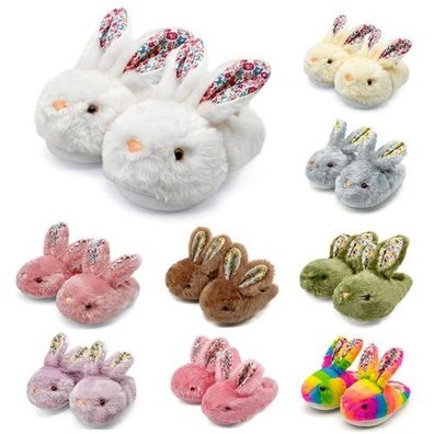 Haschen Hausschuhe Madchen Winter Pantoffeln Damen Plusch Sube Slippers Kinder