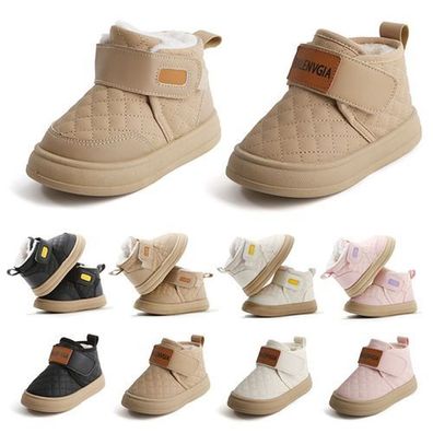 Kinder Winterschuhe Unisex Gefuttert Winterstiefel Stiefeletten Knochelstiefel