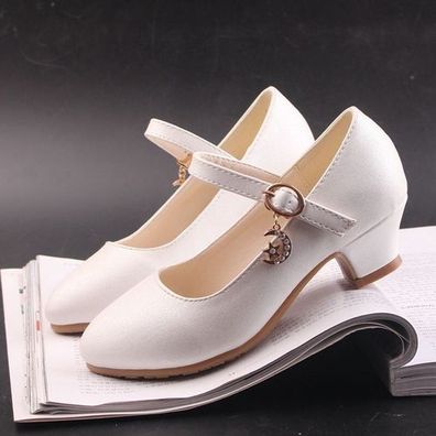 Kinder Madchen Schuhe Prinzessin Party Festliche Hochzeit Schule Absatz