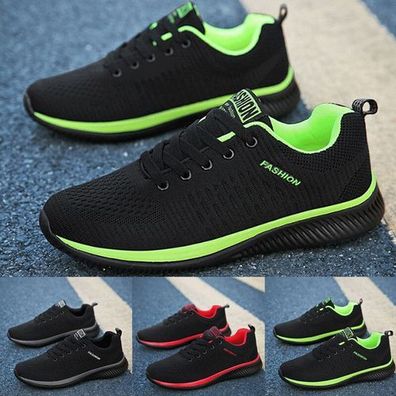 Leicht Atmungsaktiv Freizeitschuhe Sportschuhe Laufschuhe Turnschuhe Sneaker Neu