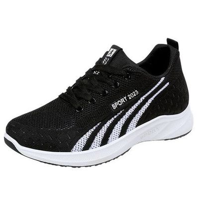 Damen Laufschuhe Sportschuhe Slip Sneaker Strick Schuhe Freizeit Turnschuhe