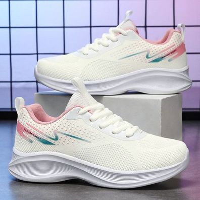 Damen Laufschuhe Sportschuhe Slip On Sneaker Strick Schuhe Freizeit Turnschuhe
