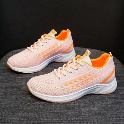 Damen Sportschuhe Slip Sneaker Strick Laufschuhe Schuhe Freizeit Turnschuhe