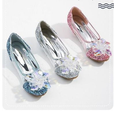 Madchen Prinzessin Schuhe Weihnachten Geburtstag Geschenk Party Kristall Schuhe