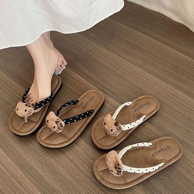 Damen Sandalen Bequem Slipper Sommer Hausschuhe Flach