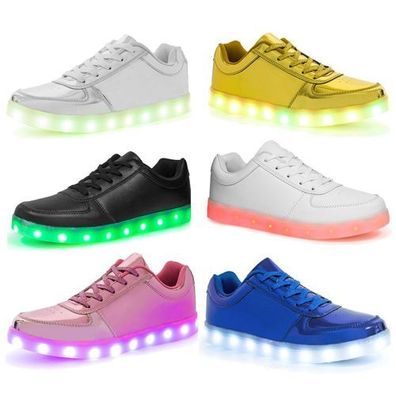 LED Leuchtende Schuhe Glow Schuhe T Bunte Sneaker Turnschuhe Blinkschuhe