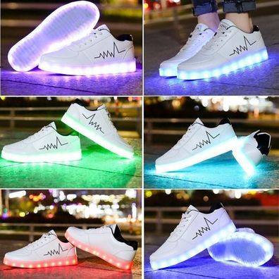 LED Color Change Shoes Sneakers Luminous Trainers Flashing Shoes Fashion