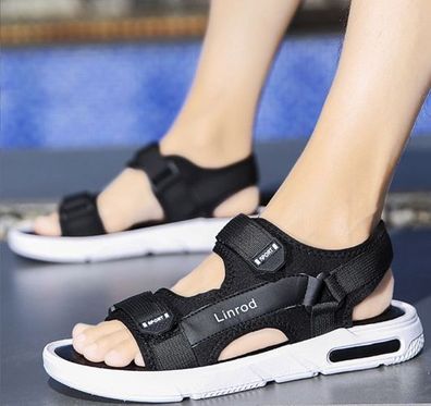 Herren Sandalen Dicke Atmungsaktiv Strandschuhe Sohle Sport Soft Sohle Sommer