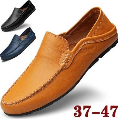 Neu Herren Fahren Weiche Schuhe Freizeit Boot Mokassin Casual Slipper
