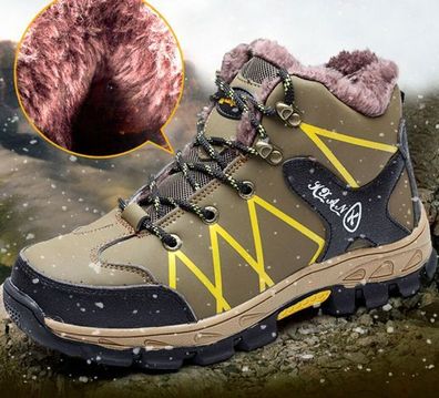 Winter Pelz gefuttert Herren Damen Sicherheitsschuhe Arbeitsschuhe Stahlkappe