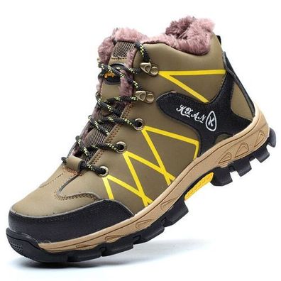 Winter Pelz gefuttert Herren Damen Sicherheitsschuhe Arbeitsschuhe Stahlkappe