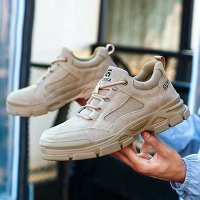 Leicht Arbeitsschuhe Sicherheitsschuhe Sport Sneaker Stahlkappe Herren Damen