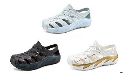 Herren Sandalen Clogs Slip Auf Wasser Schuhe Hausschuhe Comfty Leichte Strand