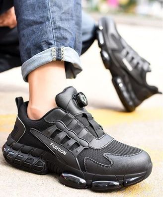 Neu Herren Leichte Sicherheitsschuhe Sport Sneaker Arbeitsschuhe Stahlkappe36-48