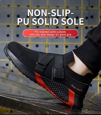 Neu Leicht Sicherheitsschuhe Arbeitsschuhe Stahlkappe Sport Sneaker Herren Damen
