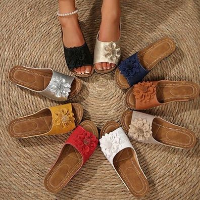 Damen Sandalen Sandalette Keilsandaletten Orthopadische Peep Toe Offener Schuhe