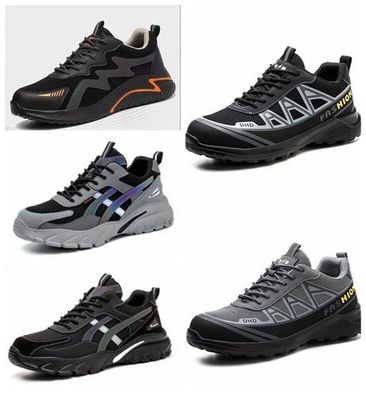 Sicherheitsschuhe Arbeitsschuhe Stahlkappe Sport Sneaker Leicht 6KV Herren Damen