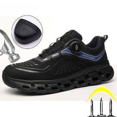 Neu Herren Leichte Sicherheitsschuhe Stahlkappe Arbeitsschuhe38-46 Sport Sneaker