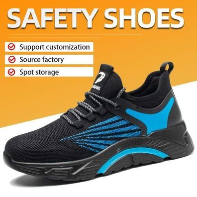 Stahlkappe Sport Atmungsaktiv Sicherheitsschuhe Herren Damen Neu Arbeitsschuhe