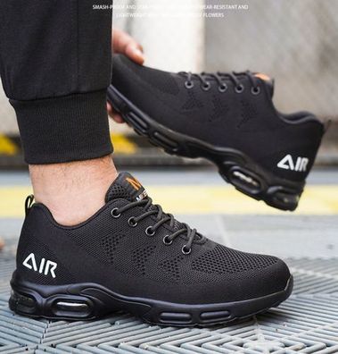 Herren Damen Vier Jahreszeiten Arbeitsschuh Stahlkapp Sneaker Sicherheitsschuhe