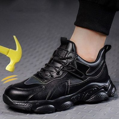 Arbeitsschuhe Sicherheitsschuhe Stahlkappe Wasserdichte 37-45 Neu Herren Leicht