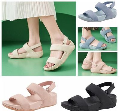 Neu Sandalen Sommer Hausschuhe Damen Sports Style Comforty Klettverschluss