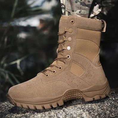 Herren Militarstiefel Wanderschuhe Taktische Stiefel Kampfstiefel Wustenstiefel