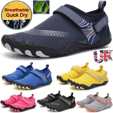 Herren Damen Wasserschuhe Strand Barfubschuhe Surfschuhe Schwimm Badeschuhe Neu