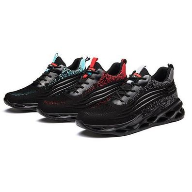Herren Atmungsaktive Arbeitsschuhe Stahlkappe Sicherheitsschuhe Sport Sneakers