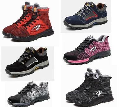 Neu Arbeitsschuhe Sicherheitsschuhe Schutzschuhe Stahlkappe Winter Warm Gr.35-46