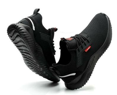 Herren Damen Arbeitsschuhe Sicherheitsschuhe Stahlkappe Atmungsaktiv Sneaker