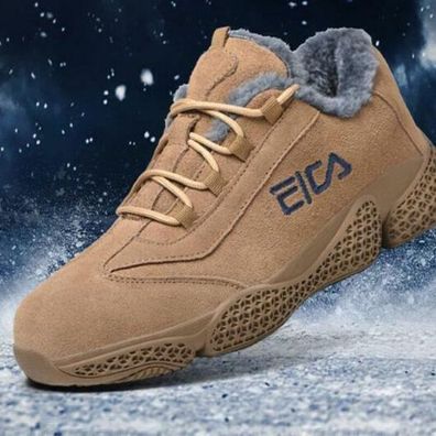 Neu Herren Damen Sicherheitsschuhe Warm Winterstiefel Gefuttert Arbeitsschuhe
