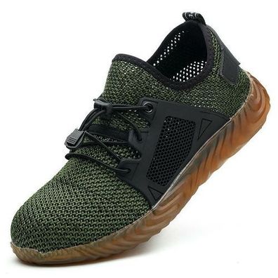 Sommer Atmungsaktiv Sicherheitsschuhe Arbeitsschuhe Stahlkappe Sneaker Schuhe