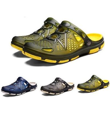 Clogs Herren Gartenschuhe Badeschuhe Pantoletten Hausschuh Freizeit 38-45