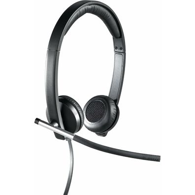 logitech Headset H650e USB stereo schwarz