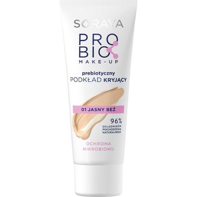 Soraya Probio Make-Up Prebiotic opaque foundation 01 light beige 30ml